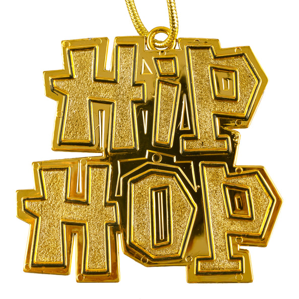 Halsketting Hip Hop goud