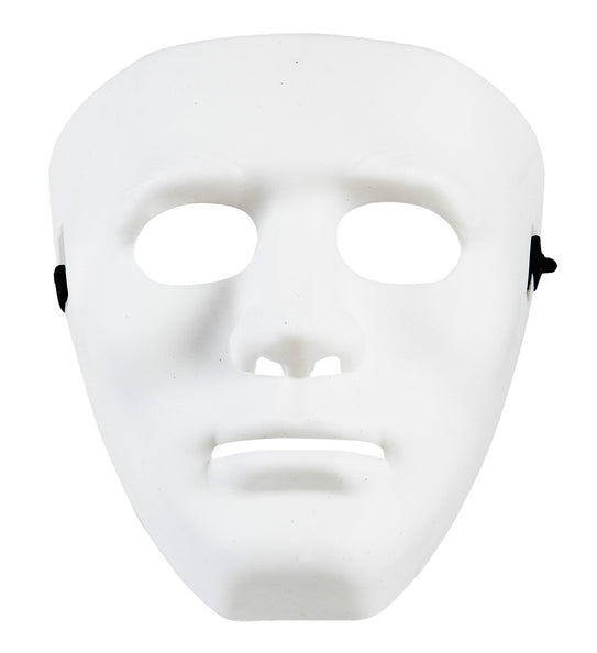 e-carnavalskleding-SYK Anonymous masker wit