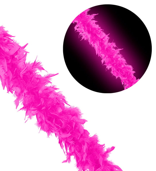 e-carnavalskleding-SYK Boa 180Cm, Neon Roze