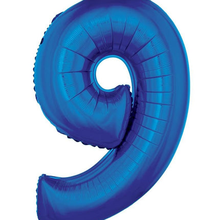 e-carnavalskleding-SYK Folieballon 102 cm blauw