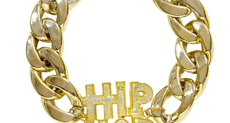 e-carnavalskleding-SYK Gouden bling bling hiphop armbandjes