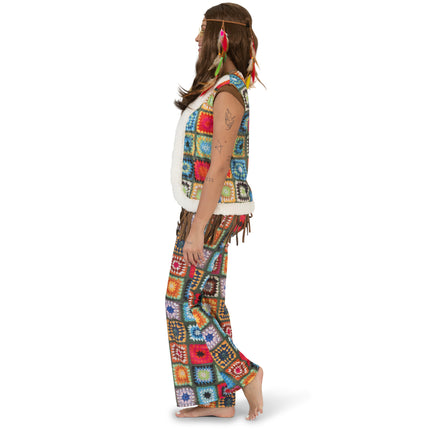 e-carnavalskleding-SYK Hippie vest Ibiza dames