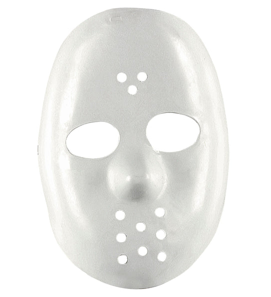 e-carnavalskleding-SYK Hockey masker wit plastic