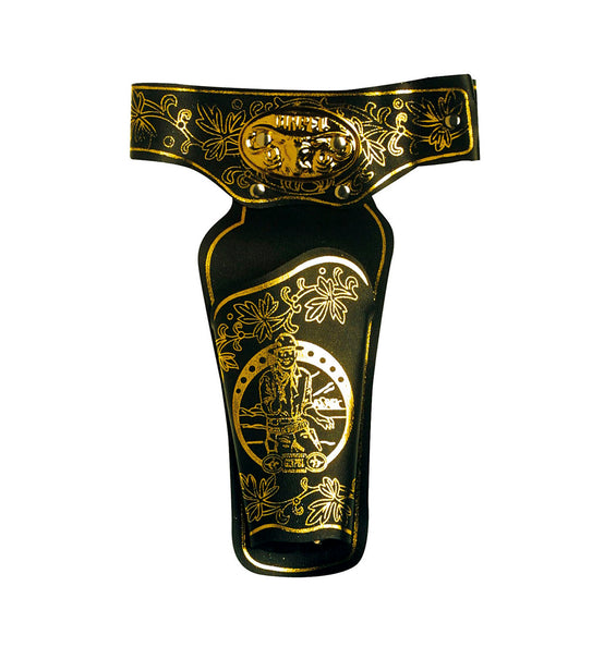 e-carnavalskleding-SYK Holster cowboy met gouden print