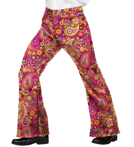 e-carnavalskleding-SYK Jaren 70 broek paisley heren