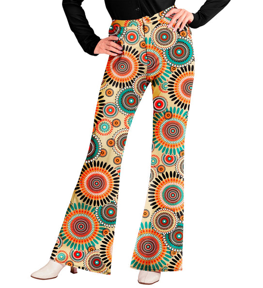 e-carnavalskleding-SYK Jaren 70 broek vintage dames