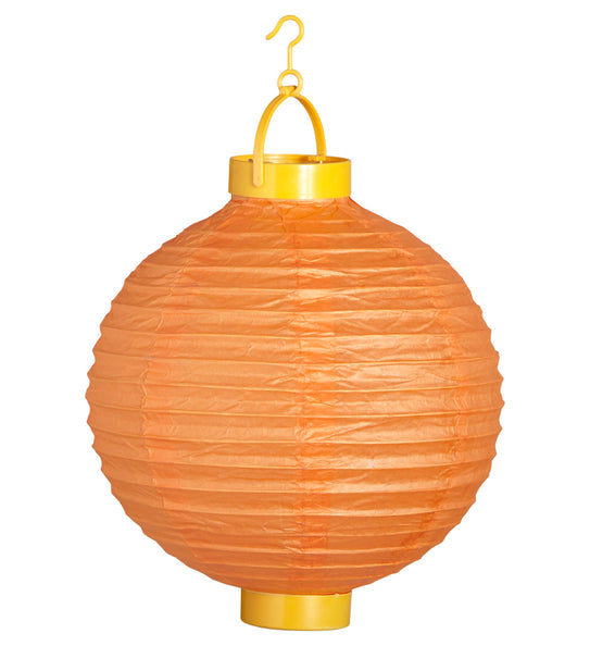 e-carnavalskleding-SYK Lampion Met Licht 30Cm Oranje