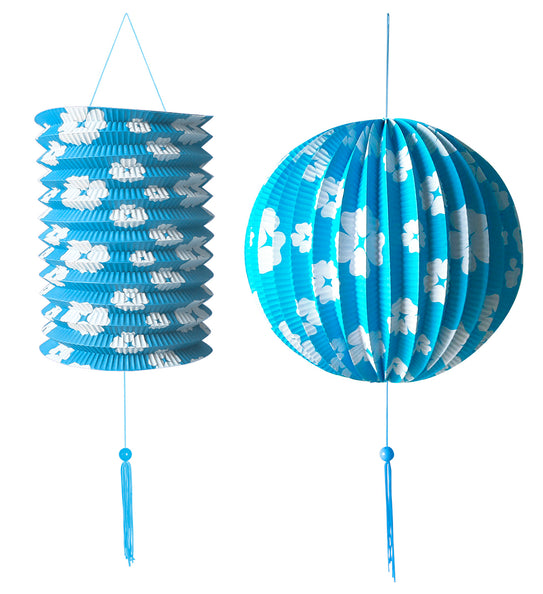 e-carnavalskleding-SYK Lampionnenset blauw