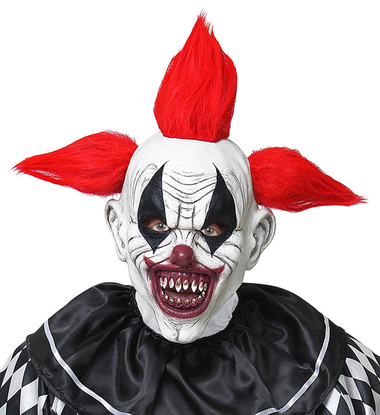 e-carnavalskleding-SYK Masker horror clown Wessel met haar