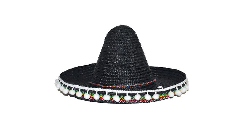 e-carnavalskleding-SYK Mexicaanse sombrero kind  25cm