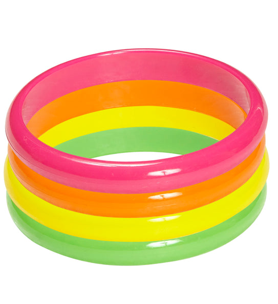 e-carnavalskleding-SYK Neon armbanden set disco