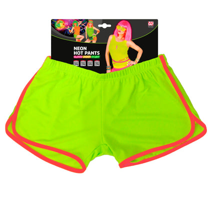 e-carnavalskleding-SYK Neon groene hotpants