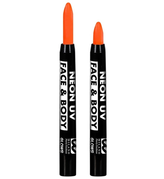 e-carnavalskleding-SYK Neon oranje make-up potlood 3.5ml