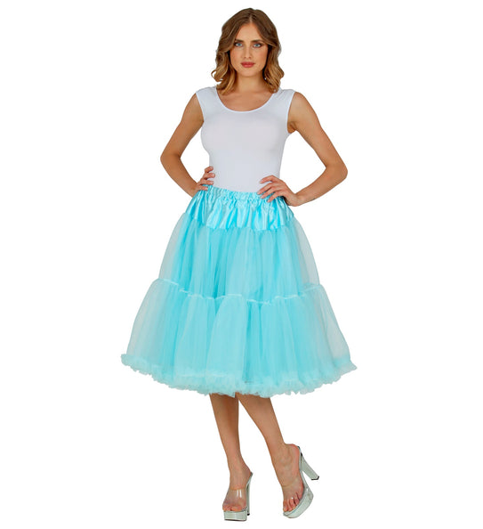 e-carnavalskleding-SYK Petticoat licht blauw tule 65cm