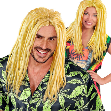 e-carnavalskleding-SYK Pruik Dreadlocks Blond