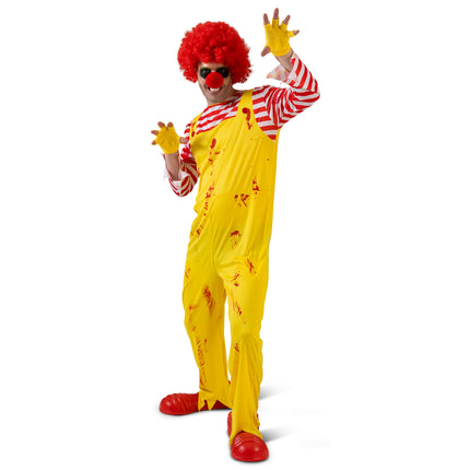 e-carnavalskleding-SYK Ronald clown geel Donaldo heren