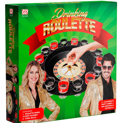 e-carnavalskleding-SYK Roulette drinkspel met shotglaasjeskk