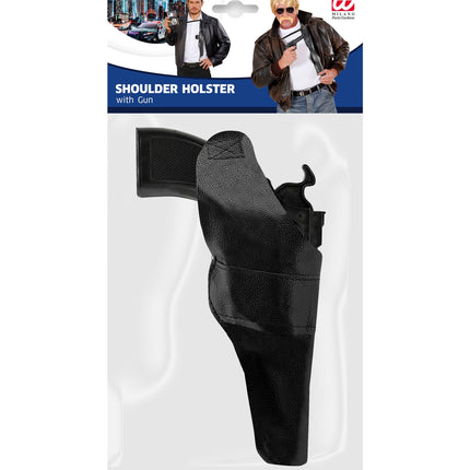 e-carnavalskleding-SYK Schouder holster voor revolvers