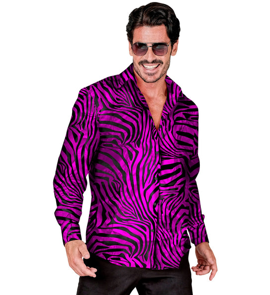 e-carnavalskleding-SYK Shirt zebra pink