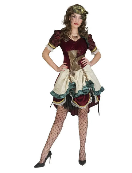 e-carnavalskleding-SYK Steampunk pak Victoria dames