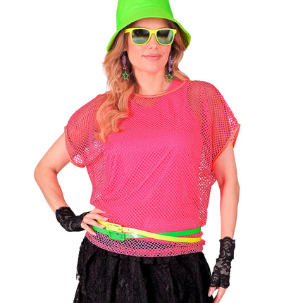 e-carnavalskleding-SYK Tanktop neon roze