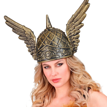 e-carnavalskleding-SYK Viking helm met vleugels