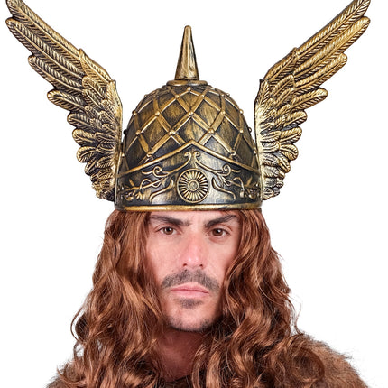 e-carnavalskleding-SYK Viking helm met vleugels