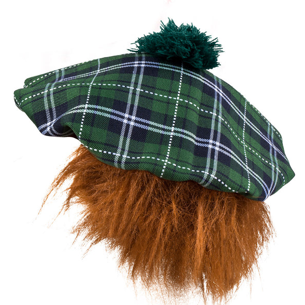 E-Carnavalskleding.nl Baret Mr Tartan groen