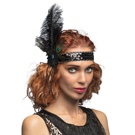 E-Carnavalskleding.nl Charleston hoofdband Flapper Iris