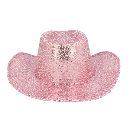 E-Carnavalskleding.nl Cowboyhoed Rodeo Party roze