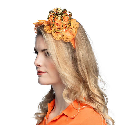 E-Carnavalskleding.nl Diadeem Koningin oranje