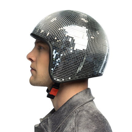 E-Carnavalskleding.nl Helm Disco glitter spiegels