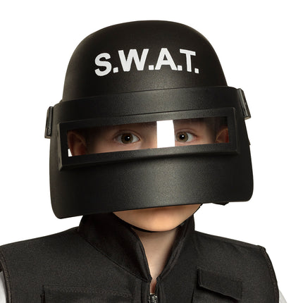 E-Carnavalskleding.nl Kinderhelm "S.W.A.T.' deluxe