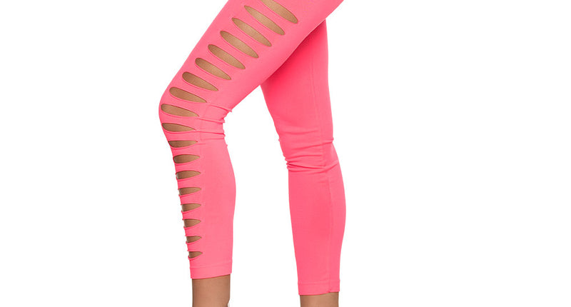 E-Carnavalskleding.nl Legging Gaps neon roze