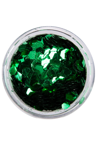 E-Carnavalskleding.nl PXP biologisch afbreekbare chunky glitter Bosgroen 2,5 gram