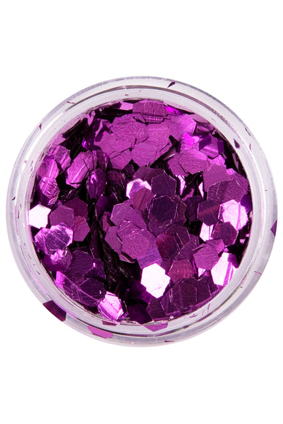 E-Carnavalskleding.nl PXP biologisch afbreekbare chunky glitter Royal Purple 2.5 gram