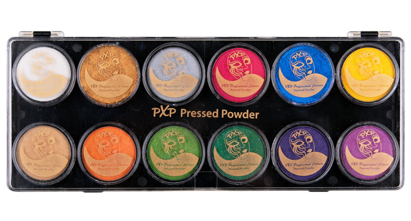 E-Carnavalskleding.nl PXP Pressed poeders palet 12 x 5 gram