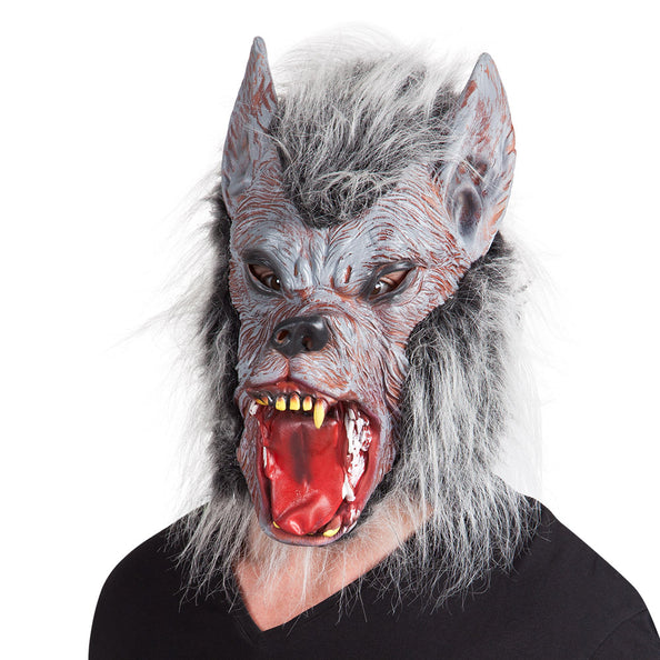 E-Carnavalskleding.nl Weerwolf masker latex griezel