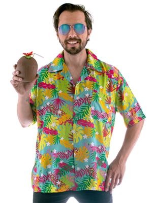 e-carnavalskleding-SYK Aloha shirt Demi met palm print