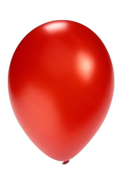 e-carnavalskleding-SYK Ballonnen metallic rood 5 inch  100 stuks