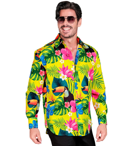 e-carnavalskleding-SYK Blouse neon tropicana Troy