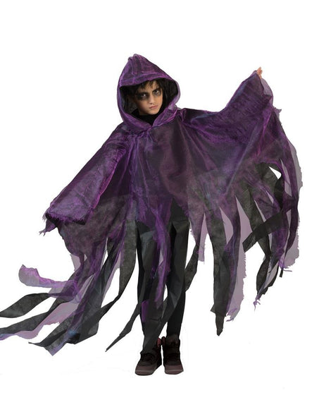 e-carnavalskleding-SYK Cape Ghoul Purple