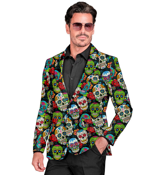 e-carnavalskleding-SYK Colbert day of the dead Skully