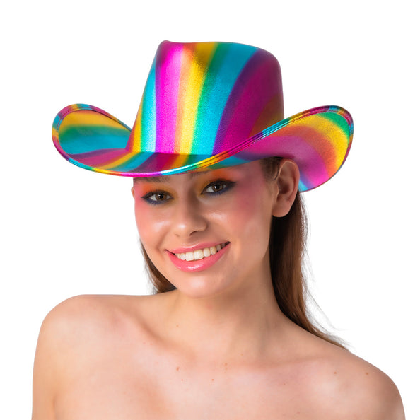 e-carnavalskleding-SYK Cowboyhoed regenboog Richard