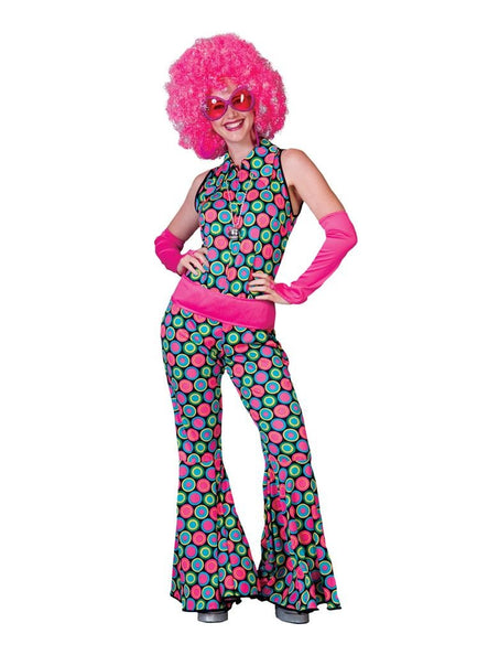 e-carnavalskleding-SYK Disco Polka Jumpsuit voor dames