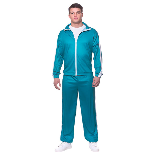 e-carnavalskleding-SYK Fout blauw trainingspak unisex