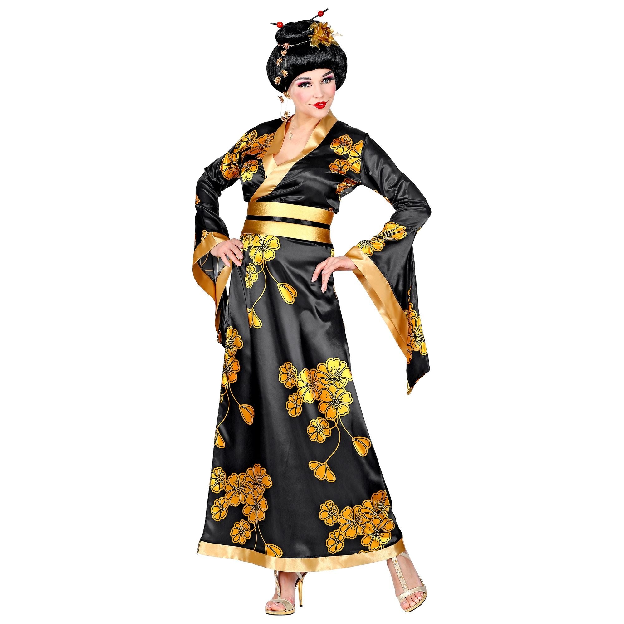 Geisha jurk geel sale