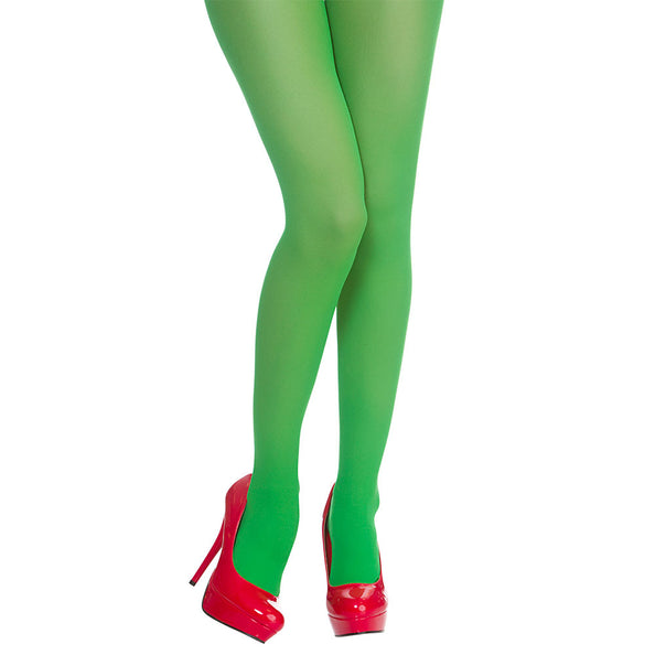 e-carnavalskleding-SYK Groene kerst elf panty