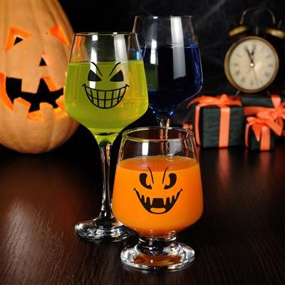 e-carnavalskleding-SYK Halloween stickers voor op glas