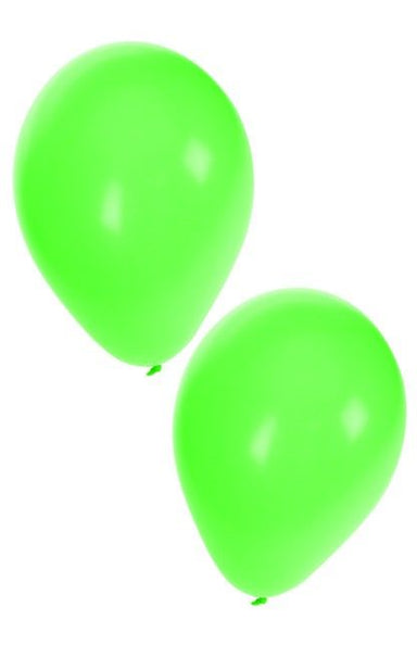 e-carnavalskleding-SYK Helium ballonnen 50 x  groen nr 10